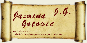 Jasmina Gotović vizit kartica